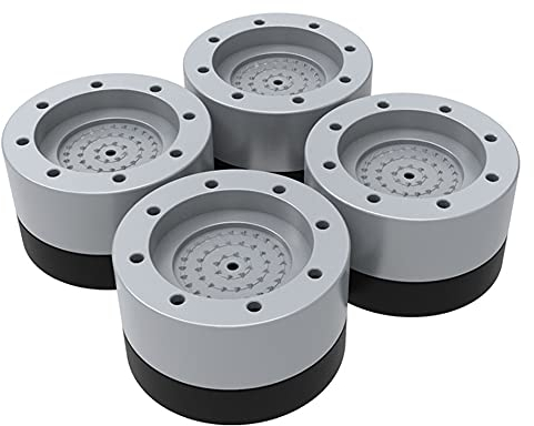 Anyingkai Vibraciones Lavadora,Antivibracion Patas Para Lavadora,Almohadilla de Goma Antivibración,Antivibracion Lavadora,Amortiguador de Vibraciones Universal (3.5)