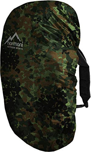 normani wasserdichter Regenueberzug Raincover Regenhülle für Backpacks Rucksack Farbe Fleck-Tarn Größe 80-90 Liter
