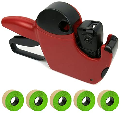 Preisauszeichner Jolly C6 6-stellig SET-ANGEBOT, einfacher Etikettenwechsel, unsere EMPFEHLUNG| inklusive 5 Etikettenrollen nach Wunsch | Auszeichner von PB-Onlinehandel