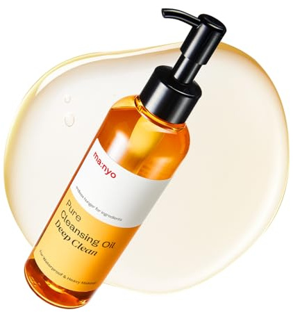 MANYO Pure Cleansing Oil Korean Facial Cleanser, Blackhead Melting, Daily Makeup Removal with Argan Oil, Korean Skin care 6.76 fl oz (200ml)