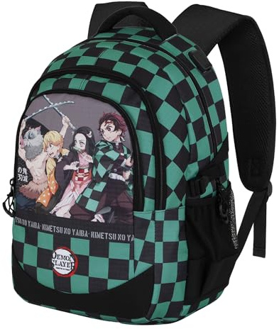 Demon Slayer Akushon-Plus löparryggsäck, flerfärgad, 34 x 46 cm, kapacitet 32 L, flerfärgad, En storlek, PLUS löparryggsäck Akushon