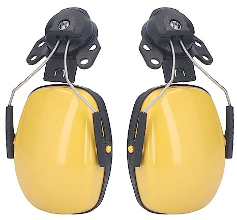 Orejeras, Casco de Seguridad, Protección Auditiva, Protección Auditiva, Orejeras, Reducción de Ruido, Casco de Construcción, Protección Auditiva para Obras de Construcción