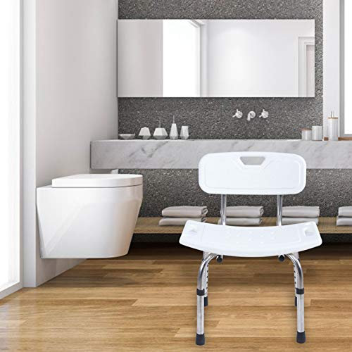FTVOGUE Chaise élévatrice de Baignoire, Chaise de Douche, Tabouret de Bain, pour Adultes et Personnes âgées