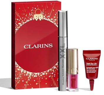 Clarins Gift Set | Wonder Volume XXL Mascara Collection | Worth £46 | Includes Full Size Wonder Volume XXL Mascara
