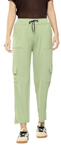 Aarika Dam casual byxor uni, grå, Ljusgrön, 30
