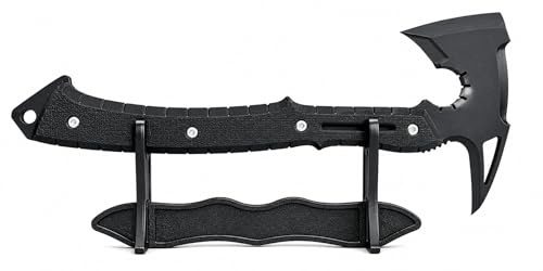 Hache tactique en plastique de 36 cm, accessoire de survie réaliste pour cosplay, collection d'Halloween, entraînement tactique, bord sûr