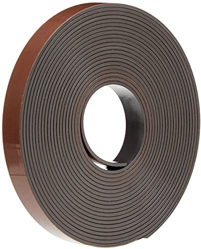 Magnet Expert® 12,7 mm bred x 1,5 mm tjock magnetisk tejp med premium självhäftande - polaritet A (5 m längd)