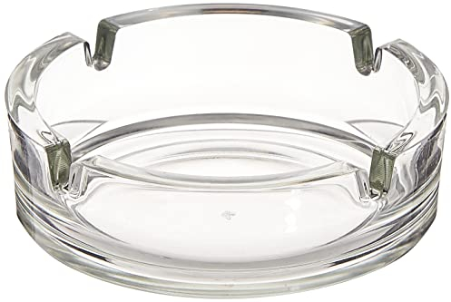 Borgonovo 15019526 Dresda Aschenbecher, Ascher, 10.7cm, Glas, transparent, 6 Stück