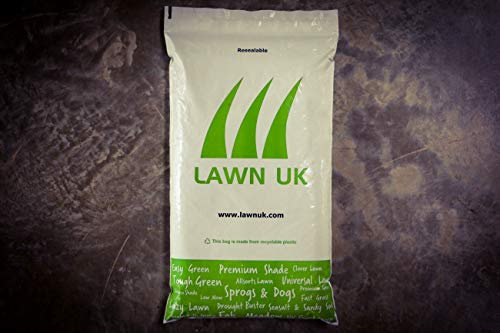 Premium Shade Grass Seed Lawn UK - 1KG Ultra Hardwearing - 30sqm Coverage - Ultimate Grass Seed for Shaded Lawns - Super Durable - Tough Lawn Seed Mixture - Fast Growing