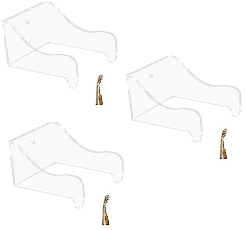 BESTonZON 3St Er hängt ein gitarren-wandhalterung gitarrenwandhalterungen Geigenständer Ukulele-Ständer Wandhalterung für E-Gitarre Gitarrenaufhänger hängend anschließen Wandhaken