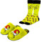 The Grinch Zapatillas de Estar por Casa Mujer Hombre, Pantuflas y Calcetines Regalo para Adultos, Talla EU 40/41 | Verde