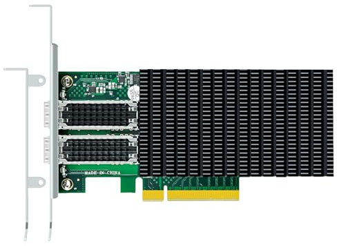 GLOTRENDS ST7369 2-Port-25-Gb-SFP28-Ethernet-Netzwerkkarte mit Mellanox ConnectX-4 Lx-Controller, PCIe 3.0 X8-Schnittstelle, RDMA (RoCE), Nicht Infiniband