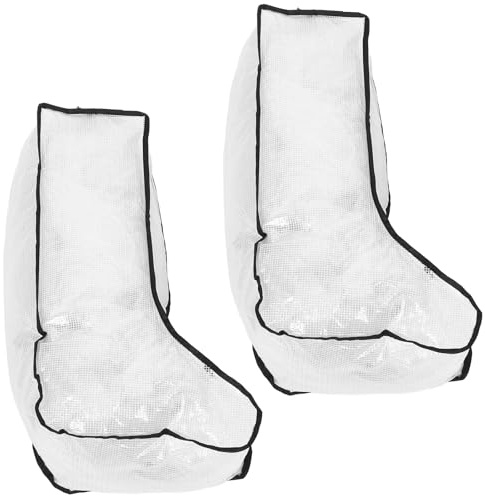 MOBUTOFU Set 2 Sacchetti Porta Stivali Impermeabili Cerniera e Manico, Custodia Portatile per Stivali Antipioggia, Organizer Multiuso per Scarpe da Viaggio e Uso Domestico