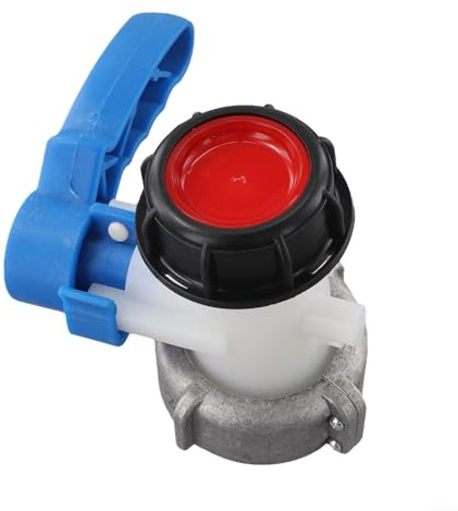 Para válvula de salida de agua IBC de 75 mm con cabeza giratoria y tuerca de metal para una fijación firme y fácil manejo