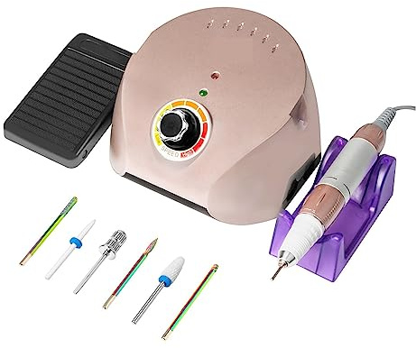 Taladro eléctrico para uñas, Máquina Pulidora De Uñas Eléctrica Profesional, Cortadora Molino For Manicura, Herramientas Perforación Dispositivo Arte Pedicura