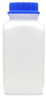 Octopus 2 500 ml bred halsflaska med skruvlock, kemisk flaskflaska, laboratorieflaska med lock som förvaringsbehållare för laboratorium, kök eller hobby