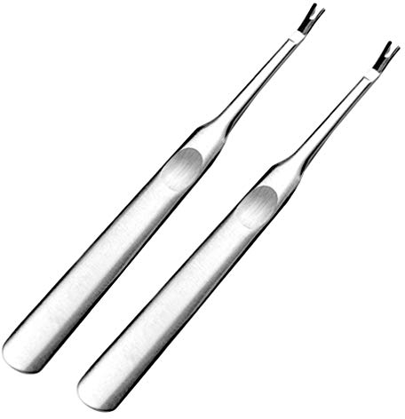 2 Stück Nagelhautschneider Metall Nagelhautschieber Entferner abgestorbene Haut Trimmer Nail Art Werkzeugzubehör