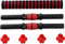 Kurzhantelstangen verstellbar Hantelset Langhantelheben - 2 x 40 cm Stangen und 1 x 40 cm Verbindungsstangen für Fitnessstudio Zuhause