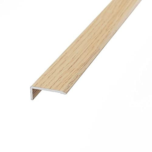eXtreme Self Adhesive Stair Nosing Strip | 3ft Corner Guard Edge Protector for Laminate, Tile, Metal, and Wood Stairs | Sturdy, Attractive, and Non-Slip Staircase Threshold Strip - Natural Oak