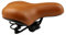 WQSQ Braun Fahrradsitz, Retro Rennrad Sattel, Fahrradsattel Aus Bequem Weich Memory Foam, Universal Ersatz Fahrrad Sattel Für Damen Herren