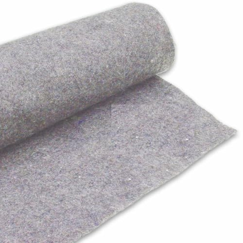 Qualitäts - Teichvlies 300 g/m² - 5qm in 1m Breite - Teichfolienunterlage Schutzvlies Poolvlies