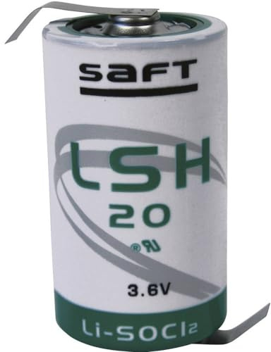 Saft LSH 20 HBG Spezial-Batterie Mono (D) Z-Loetfahne Lithium 3.6V 13000 mAh 1St.
