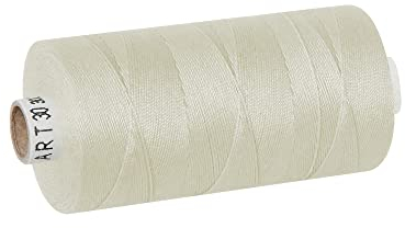 dalipo - Polyester Nähgarn Stärke 30, Polstergarn, 300m, hellbeige