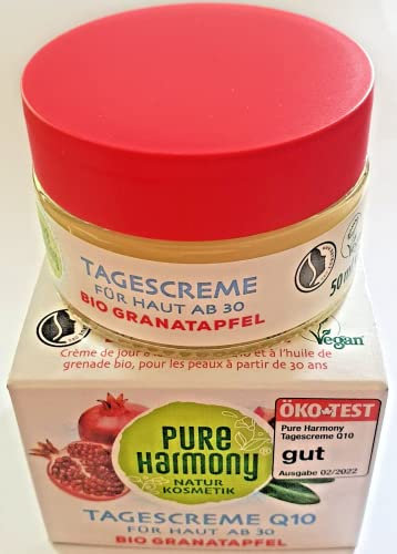 2 x Pure Harmony Tagescreme Q10 Bio-Granatapfel für die Haut ab 30