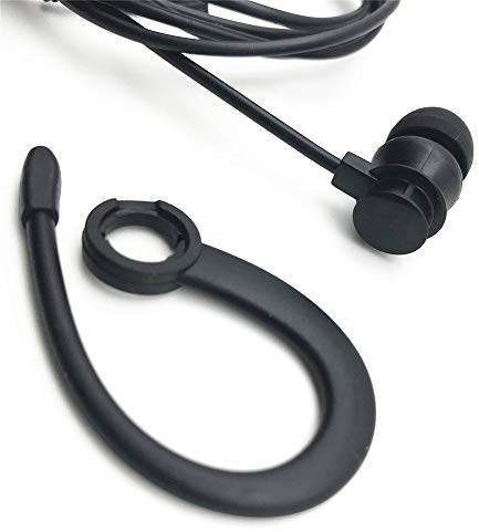 LINHUIPAD Einseitige Ohrhörer, Stereo-zu-Mono-In-Ear-Kopfhörer, Ohrbügel, Ohrbügel für iPhone, Android, Smartphones, MP3-Player