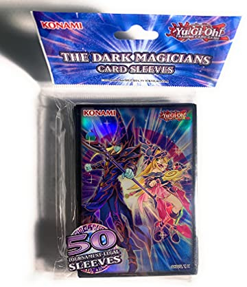 Konami YU-GI-Oh! The Dark Magicians Card Protector Sleeves (50 Count)