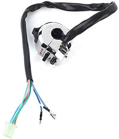 Motorcykelhandtagsknapp, Motorcykelfunktionsknapp Horn Blinkersbrytare Blinkersbrytare för 22mm Handtag för Motorcykelhandtag, Motorcykel, Blinkersomkopplare