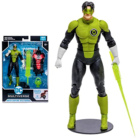 Mcfarlane Figura de Acción DC Build-A - Blackest Night Kyle Rayner Multicolor TM15481