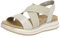 Remonte Damen D1J50 Sandale, Muschel/beige-Gold / 90, 41 EU