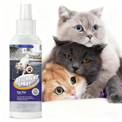 MOSKILA Spray Dissuasivo per Cani & Gatti, Repellente Amaro per Impedire di Masticare, per Uso Interno ed Esterno, 100 ml