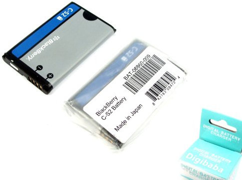 BlackBerry C-S2 Battery for BlackBerry Curve 9300, 8530, 8520, 8310, 8320, 8330, 8300, 8703e, 8700c, 8700g, 8700r, 7130c, 7130e, 7105t, 7100g, 7100i, 7100r, 7100t Mobile Phones / CS2 / CS-2