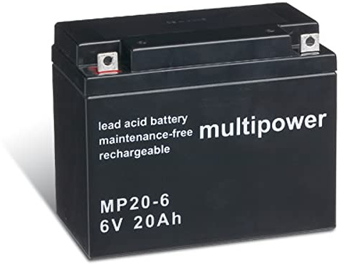 akku-net Bleiakku (multipower) MP20-6, 6V, Lead-Acid