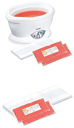 Beurer MP 70 Bagno di Paraffina per mani, piedi e gomiti morbidi e lisci + Beurer MP 70 Set Ricambi