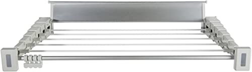 stewi Telescopio Prestige 80 cm Alluminio Asciugatrice da Parete, Plastica, 80x10-39x6cm