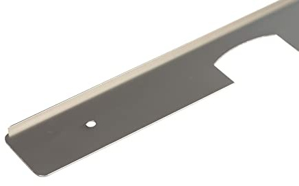 CEZAR Endleiste Arbeitsplatte Aluminium Winkelstreifen Verbinden Küche Leiste mit Löcher, Höhe: 40 mm, Länge: 0,62 m Sekt