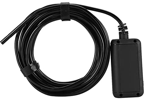 Focket Endoscopio Wireless, 0,2 Pollici 5 MP Telecamera Periscopica Wi-Fi Telecamera di Ispezione Dell'Endoscopio, IP67 Telecamera per Endoscopio con Luce per Smartphone iOS Android (Cavo 2 m)