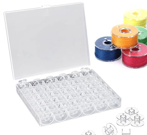 Fili da Ricamo Organizer, Kit Punto Croce Porta Rocchetti di Filo, 36Pz Bobine Ricamo Kit Per Cucire Croce Principianti Set Embroidery Hobby Punto Croce Rocchetti Portaos