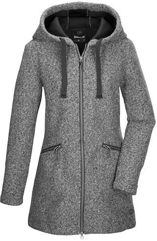 G.I.G.A. DX Fleece Parka/fleecerock med huva GW 87 WMN PRK_Roshana, grå, 38, 43687-000