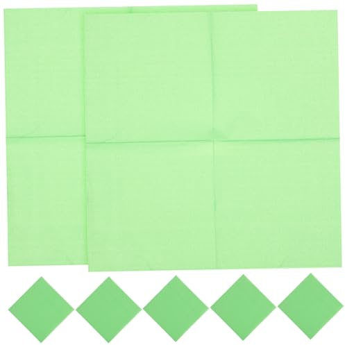 HIAKDOFT 3 Confezioni Tovaglioli di Carta Verdi Tovaglioli di Carta Decorativi per Feste Accessori per Feste Morbidi e Comodi