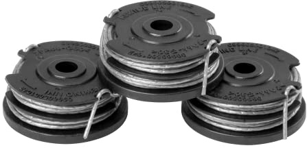 Greenworks 0.065 Dual Line Replacement String Trimmer Line Spool, 3 count (Pack of 1)
