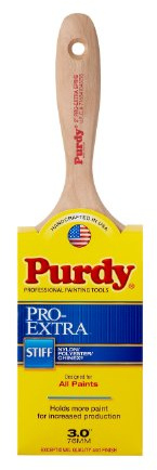 Purdy Pro-Extra Sprig Nylon/Polyester/Chinex Trim Brush, Blended filaments, Multicolor, 3