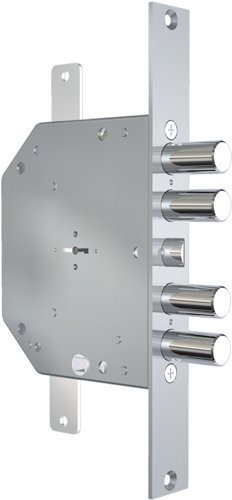 SERRATURA da infilare a doppia mappa 2251/28 sinistra CR senza aste