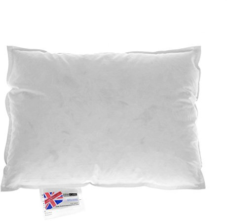 Homescapes Kissenfüllung, 30 x 40 cm, kleines Füllkissen mit 100% Entenfeder- und Daunen-Füllung, Federkissen, ideal als Schlafkissen oder als Füllung für Sofakissen/Zierkissen