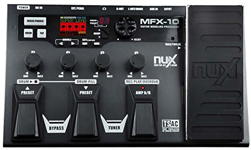 NUX MFX-10 Multi-Effektgerät mit Looper und Drumcomputer