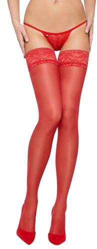 Sällsynta Lovely Leg raffinerade halterless dam strumpor, olika modeller, 8–40 DEN, made in EU