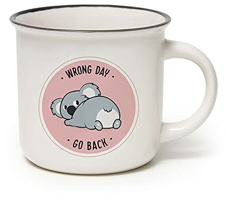 Legami -Taza Cup-puccino, Tema Koala, Porcelana New Bone China, Take a Break Collection, multicolor, 350 ml de Capacidad